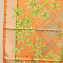 HERMES Carre 90 Scarf ""SERENITE"" Silk Orange Auth ki5883-5