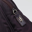 PRADA Hand Bag Nylon Purple Silver Auth ki5886-10