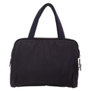 PRADA Hand Bag Nylon Purple Silver Auth ki5886-2