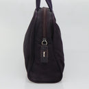 PRADA Hand Bag Nylon Purple Silver Auth ki5886-3