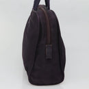 PRADA Hand Bag Nylon Purple Silver Auth ki5886-4