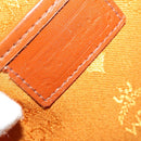 MCM Logogram Vicetos Hand Bag PVC Leather 2way Brown Gold Auth ki5887-18