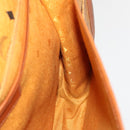 MCM Logogram Vicetos Hand Bag PVC Leather 2way Brown Gold Auth ki5887-20