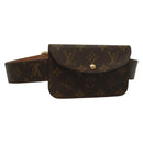 LOUIS VUITTON Monogram Ceinture Pochette Solo Waist bag M6948W LV Auth ki5888-1