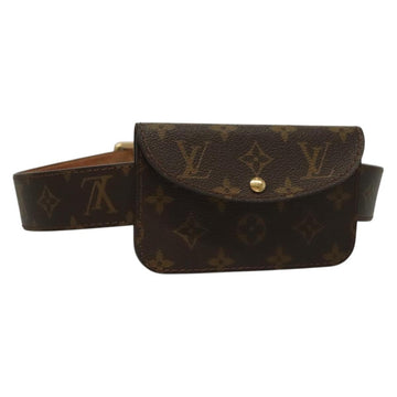 LOUIS VUITTON Monogram Ceinture Pochette Solo Waist bag M6948W LV Auth ki5888