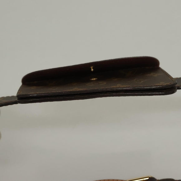 LOUIS VUITTON Monogram Ceinture Pochette Solo Waist bag M6948W LV Auth ki5888