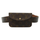 LOUIS VUITTON Monogram Ceinture Pochette Solo Waist bag M6948W LV Auth ki5888-13