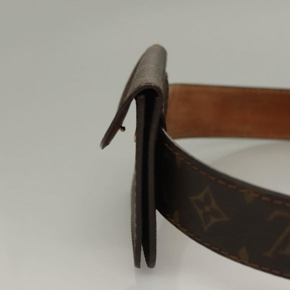 LOUIS VUITTON Monogram Ceinture Pochette Solo Waist bag M6948W LV Auth ki5888