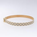 LOUIS VUITTON Damier Azur Ceinture Mini Belt 34.3"" M9782 LV Auth ki5889-3