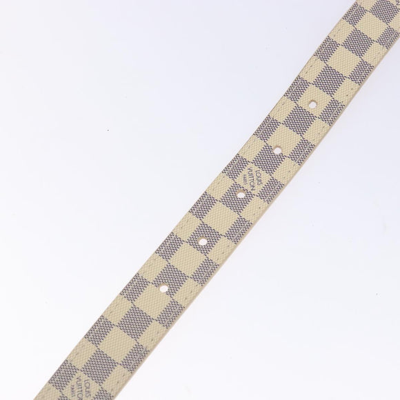 LOUIS VUITTON Damier Azur Ceinture Mini Belt 34.3"" M9782 LV Auth ki5889