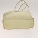PRADA Tote Bag Nylon 4Set White Khaki black Auth ki5890-10