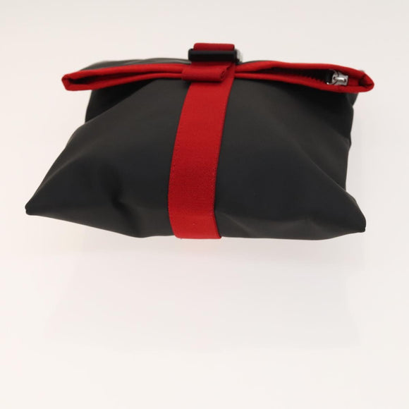 PRADA Tote Bag Nylon 4Set White Khaki black Auth ki5890