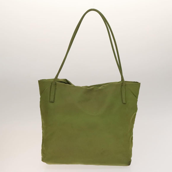 PRADA Tote Bag Nylon 4Set White Khaki black Auth ki5890