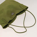 PRADA Tote Bag Nylon 4Set White Khaki black Auth ki5890-4