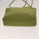 PRADA Tote Bag Nylon 4Set White Khaki black Auth ki5890-5