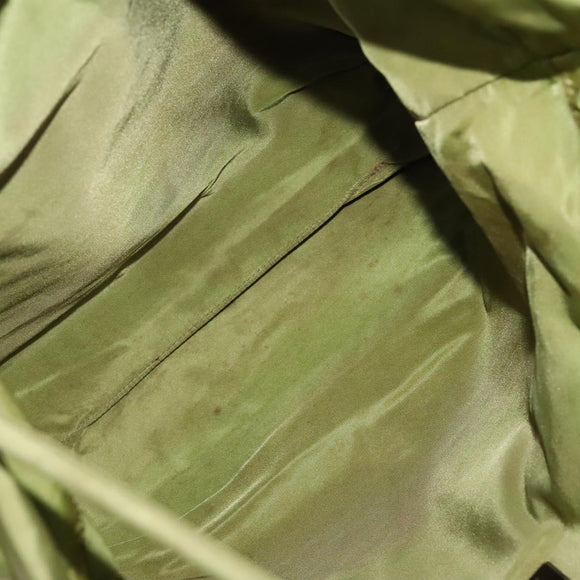 PRADA Tote Bag Nylon 4Set White Khaki black Auth ki5890