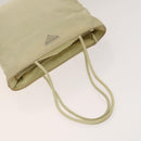 PRADA Tote Bag Nylon 4Set White Khaki black Auth ki5890-9