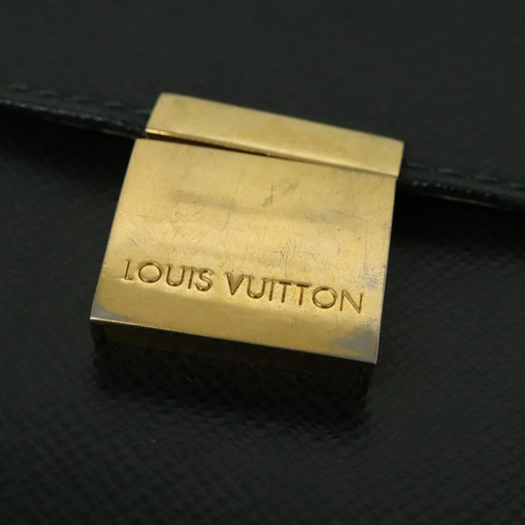 LOUIS VUITTON Taiga Porte Documents Angara Bag Epicea M30774 LV Auth ki5891