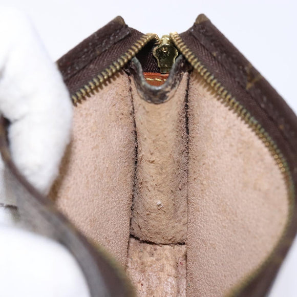 LOUIS VUITTON Monogram Poche Toilette 15 Pouch M47546 LV Auth ki5892