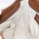 GUCCI GG Canvas Hand Bag Beige Gold 353119 Auth ki5893-21