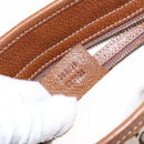 GUCCI GG Canvas Hand Bag Beige Gold 353119 Auth ki5893-12