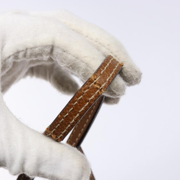 GUCCI GG Canvas Hand Bag Beige Gold 353119 Auth ki5893