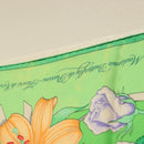 HERMES Carre 90 Scarf ""Fleurs de L'Opera"" Silk Green Auth ki5895-11