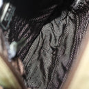 PRADA Shoulder Bag Nylon Khaki Silver Auth ki5896-18