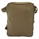 PRADA Shoulder Bag Nylon Khaki Silver Auth ki5896-3