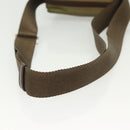 PRADA Shoulder Bag Nylon Khaki Silver Auth ki5896-7