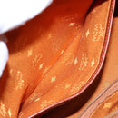 MCM Logogram Vicetos Mini Boston Bag PVC Leather 2way Brown Gold Auth ki5897-23