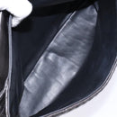 BALLY Matelasse Hand Bag Leather Black Gold Auth ki5898-22