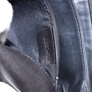 BALLY Matelasse Hand Bag Leather Black Gold Auth ki5898-23