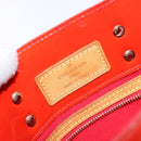 LOUIS VUITTON Monogram Vernis Reade PM Hand Bag Red Rouge M91088 LV Auth ki5902-18