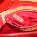 LOUIS VUITTON Monogram Vernis Reade PM Hand Bag Red Rouge M91088 LV Auth ki5902-12
