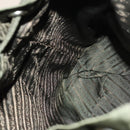 PRADA Backpack Nylon Khaki Silver Auth ki5908-25