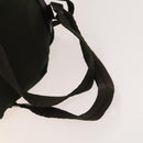 PRADA Backpack Nylon Khaki Silver Auth ki5908-8