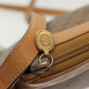 GUCCI Micro GG Supreme Shoulder Bag PVC Beige Gold Auth ki5912-9