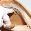 GUCCI Micro GG Supreme Shoulder Bag PVC Beige Gold Auth ki5912-11