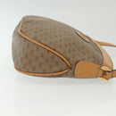GUCCI Micro GG Supreme Shoulder Bag PVC Beige Gold Auth ki5912-3