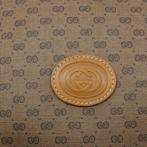 GUCCI Micro GG Supreme Shoulder Bag PVC Beige Gold 007 115 5575 Auth ki5921