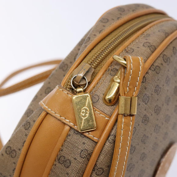 GUCCI Micro GG Supreme Shoulder Bag PVC Beige Gold 007 115 5575 Auth ki5921