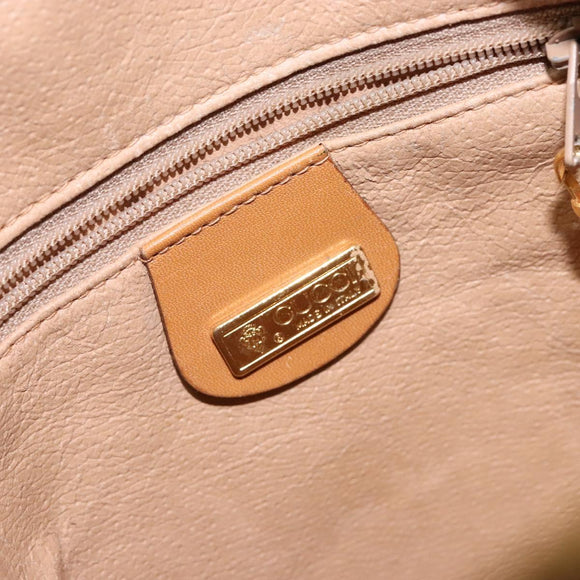 GUCCI Micro GG Supreme Shoulder Bag PVC Beige Gold 007 115 5575 Auth ki5921