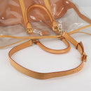 LOUIS VUITTON Isaac Mizrahi Tote Bag Vinyl Leather Clear M99027 Auth ki5924M-19