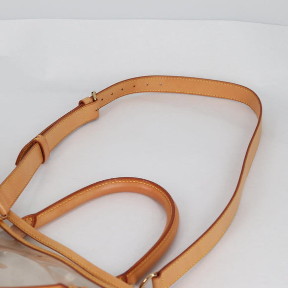 LOUIS VUITTON Isaac Mizrahi Tote Bag Vinyl Leather Clear M99027 Auth ki5924M