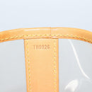 LOUIS VUITTON Isaac Mizrahi Tote Bag Vinyl Leather Clear M99027 Auth ki5924M-11