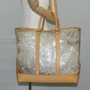 LOUIS VUITTON Isaac Mizrahi Tote Bag Vinyl Leather Clear M99027 Auth ki5924M-36
