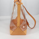 LOUIS VUITTON Isaac Mizrahi Tote Bag Vinyl Leather Clear M99027 Auth ki5924M-4