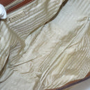 PRADA Shoulder Bag Nylon Leather Beige Silver Auth ki5925-10