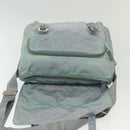 PRADA Shoulder Bag Nylon Light Blue Silver Auth ki5926-19